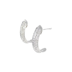 K18WG Bông tai kim cương - Hàng hiệu Authentic 877260