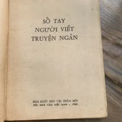 Sổ tay người viết truyện ngắn, Vương Trí Nhàn, in năm 1980 713929