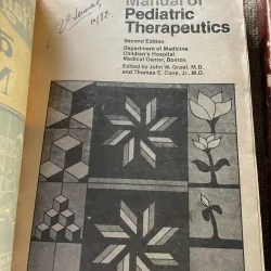 Sổ tay điều trị nhi khoa hai tập- gần 900 trang  789637