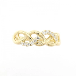 Nhẫn kim cương 750YG 0.11CT - Hàng hiệu Authentic 851313