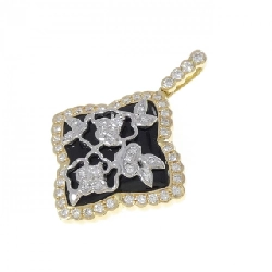 K18YG/PT900 Onyx Pendant - Hàng hiệu Authentic