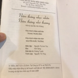 Hồi Ký (Năm tháng nhọc nhằn-Năm tháng nhớ thương) 485288
