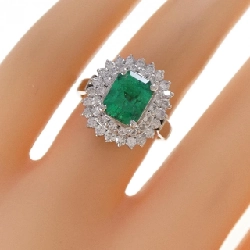 Nhẫn Emerald PT900 1.84CT - Hàng hiệu Chính hãng 853093