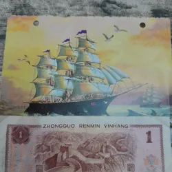 Tờ tiền 1 Tệ YI YUAN hình hai cô gái dân tộc DONG và DAO. Phát hành năm 1996 760491