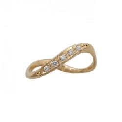 Nhẫn kim cương K18YG 0.05CT 670377