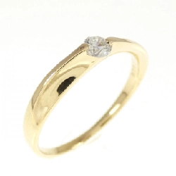 Nhẫn kim cương K18YG 0.14CT