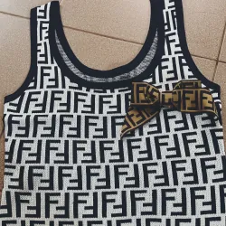 Áo tank top nữ Fendi in logo chất len mongtoghi hàng chuẩn QCCC 1024469
