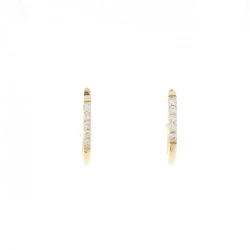 K18YG Bông tai kim cương 0.10CT - Hàng hiệu Chính hãng