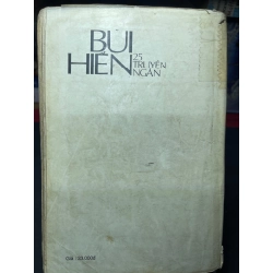 25 truyện ngắn 1996 mới 60% ố vàng bụng xấu Bùi Hiển HPB0906 SÁCH VĂN HỌC 458822