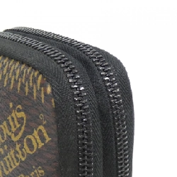 Túi đeo chéo Louis Vuitton Damier Giant (LV Squared) Double Phone Pouch N40377 - Hàng hiệu Chính hãng 802413