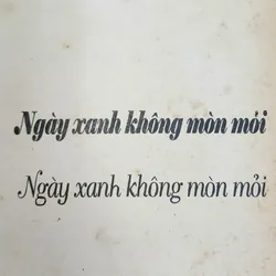 Tiểu thuyết của Lê Khánh: Ngày xanh không mòn mỏi 707716