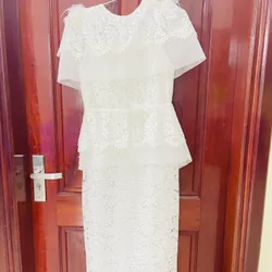 Váy Ren trắng 624111