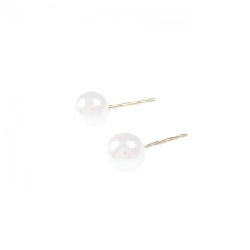 K18YG Bông tai ngọc trai Akoya 6.0mm - Hàng hiệu Chính hãng 871889