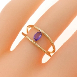 Nhẫn Amethyst K18YG - Hàng hiệu Authentic 850253