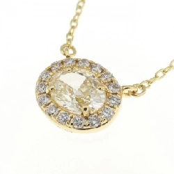 K18YG Dây chuyền kim cương 0.62CT - Hàng hiệu Chính hãng 863506