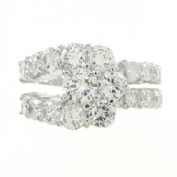 Nhẫn kim cương K18WG 0.33CT 669828