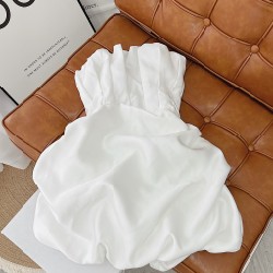 Đầm bí chất liệu satin lụa freesize < 55kg