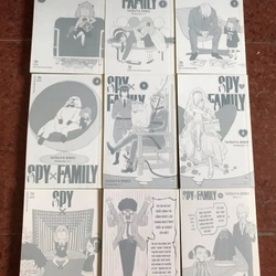 Spyxfamily trọn bộ tập 1-9 (mất bìa ngoài)