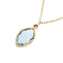 K18YG Blue Topaz Necklace - Hàng hiệu Authentic 862799