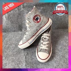 [Giày chính hãng ảnh thật ] Gìay CONVERSE CHÍNH HÃNG 2hand màu xám ( đã qua sử dụng ) 381
