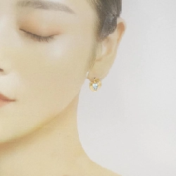 K18YG Blue Topaz Bông tai - Hàng hiệu Chính hãng 873212