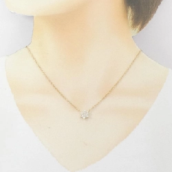 K18YG Hoa Kim Cương Dây Chuyền 0.58CT - Hàng hiệu Chính hãng 857260