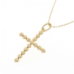 K18YG Dây chuyền hình chữ thập - Hàng hiệu Authentic 863417