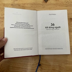 II Tựa sách: 36 Kế Dùng Người - Đạt Nhân - 2002 472530