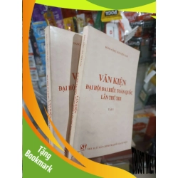 (TẶNG BOOKMARK) Bộ 2 cuốn Văn kiện đại hội đại biểu toàn quốc lần thứ XIII 2021 mới 90% Sách chính trị - pháp lý RBK2702