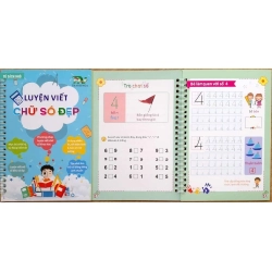 Combo 3 Vở Tập Viết Mực Tự Xóa Cho Bé – Luyện Viết Chữ Số & Nét Cơ Bản Dành Cho Trẻ Mầm Non, Tiểu Học LaLaHHome 531100