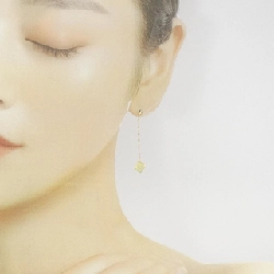 K18YG Đá Quý Bông Tai 4.00CT - Hàng hiệu Chính hãng 870566