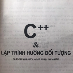 C++ VÀ LẬP TRÌNH HƯỚNG ĐỐI TƯỢNG 455020
