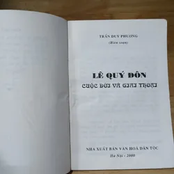 Lê Quý Đôn Cuộc Đời Và Giai Thoại - Trần Duy Phương biên soạn 561604