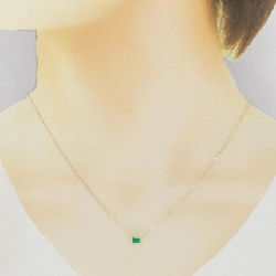K18YG Emerald Necklace 0.21CT - Hàng hiệu Authentic 857338
