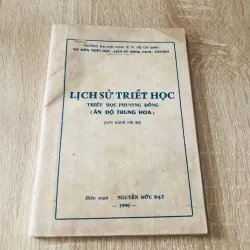 LỊCH SỬ TRIẾT HỌC PHƯƠNG ĐÔNG