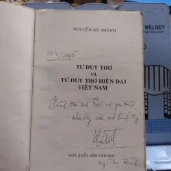 Sách: Tư duy Thơ và tư duy Thơ hiện đại Việt Nam - TG: Nguyễn Bá Thành (A3) 735187