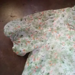 Áo kiểu voan size M màu xanh tay phồng Citimode 1013150