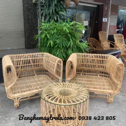 Bộ bàn ghế sofa đơn mây 696615