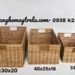 Khay mây tre đựng đồ khách sạn 445682