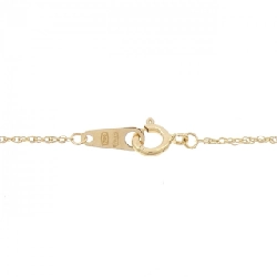 K18YG/750YG Dây chuyền trái tim kim cương 0.08CT - Hàng hiệu Chính hãng 860036