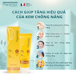 Kem chống nắng, không màu Placentor Vegetal Sun Cream Spf50 Pa++++ 40ml - Ry Store 186674