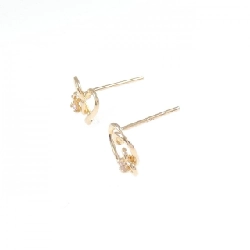 K18PG Bông tai hình trái tim Sapphire - Hàng hiệu Chính hãng 869816