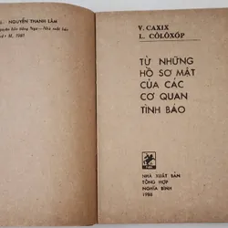 TỪ NHỮNG HỒ SƠ MẬT (sách viết về thế giới tìình báo) 702945