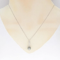 K18WG/K14WG Ngọc trai đen dây chuyền 8.3mm - Hàng hiệu Chính hãng 857793