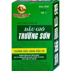 Dầu gió Trường Sơn 6ml giúp giảm cảm cúm, nghẹt mũi, chóng mặt, đau đầu 929829