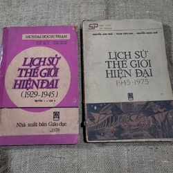 Lịch sử thế giới hiện đại (2 tập), sách dày, 1978