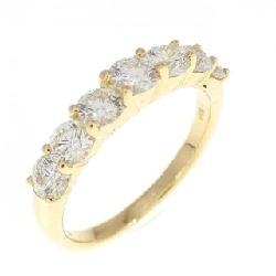 Nhẫn kim cương K18YG 1.027CT H VS2-SI1 EXT - Hàng hiệu Chính hãng