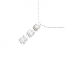 K18WG Dây chuyền kim cương ba viên 0.40CT - Hàng hiệu Chính hãng 862874