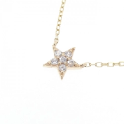 K10YG Ngôi sao Cubic Necklace - Hàng hiệu Chính hãng 858128