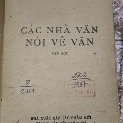 CÁC NHÀ VĂN NỚI VỀ VĂN 539897